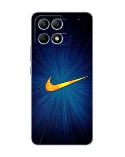 Чехол для Xiaomi POCO F6 с картинкой «Синий пульс Nike» Чехол для Xiaomi POCO F6 с картинкой «Синий пульс Nike»