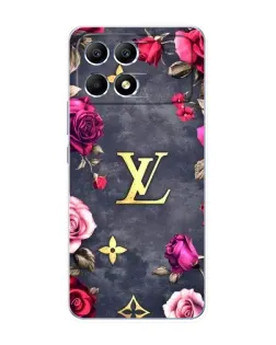 Чехол для Xiaomi POCO F6 с картинкой «Цветочный Louis Vuitton» Чехол для Xiaomi POCO F6 с картинкой «Цветочный Louis Vuitton»