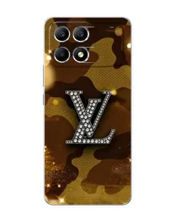 Чехол для Xiaomi POCO F6 с картинкой «Камуфляжный Louis Vuitton»