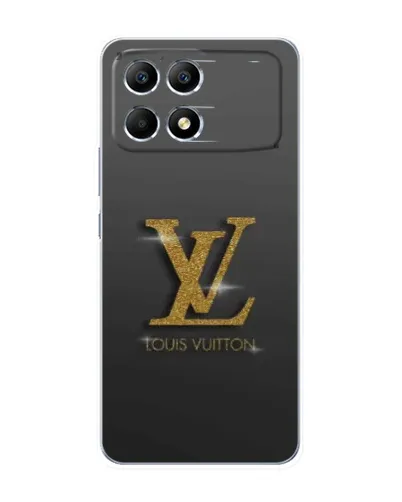 Чехол для Xiaomi POCO F6 с картинкой «Градиент Louis Vuitton»