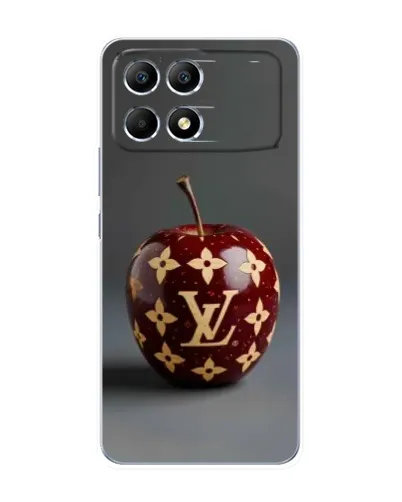 Чехол для Xiaomi POCO F6 с картинкой «Красное яблоко LV»
