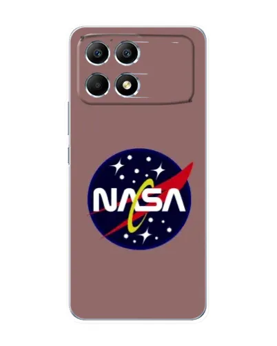 Чехол для Xiaomi POCO F6 с картинкой «NASA — ретро космос» Чехол для Xiaomi POCO F6 с картинкой «NASA — ретро космос»