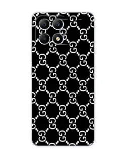 Чехол для Xiaomi POCO F6 с картинкой «Gucci — сетчатый паттерн»
