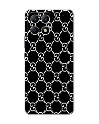 Чехол для Xiaomi POCO F6 с картинкой «Gucci — сетчатый паттерн» Чехол для Xiaomi POCO F6 с картинкой «Gucci — сетчатый паттерн»