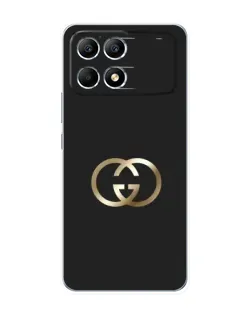 Чехол для Xiaomi POCO F6 с картинкой «Минимализм Gucci»