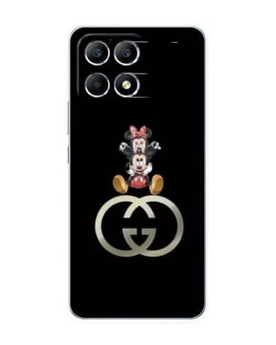 Чехол для Xiaomi POCO F6 с картинкой «Минни Маус на лого» Чехол для Xiaomi POCO F6 с картинкой «Минни Маус на лого»