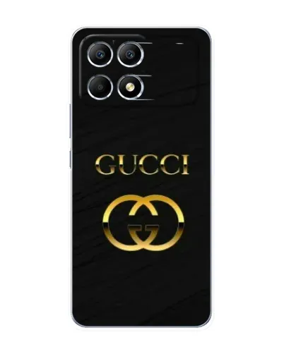 Чехол для Xiaomi POCO F6 с картинкой «Золотой логотип Gucci» Чехол для Xiaomi POCO F6 с картинкой «Золотой логотип Gucci»