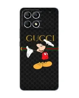 Чехол для Xiaomi POCO F6 с картинкой «Микки Маус Gucci»
