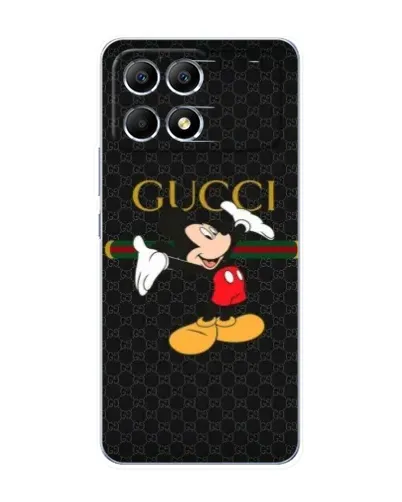 Чехол для Xiaomi POCO F6 с картинкой «Микки Маус Gucci» Чехол для Xiaomi POCO F6 с картинкой «Микки Маус Gucci»