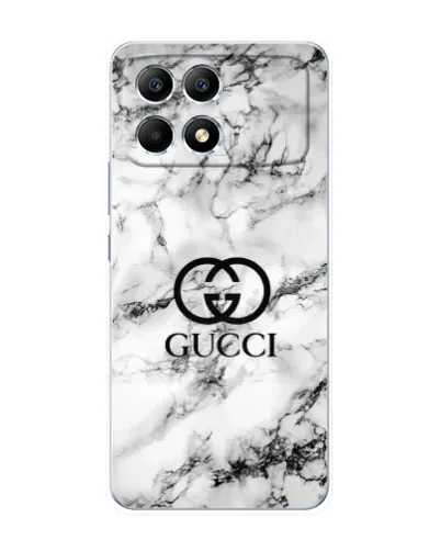 Чехол для Xiaomi POCO F6 с картинкой «Gucci — мраморный шик» Чехол для Xiaomi POCO F6 с картинкой «Gucci — мраморный шик»
