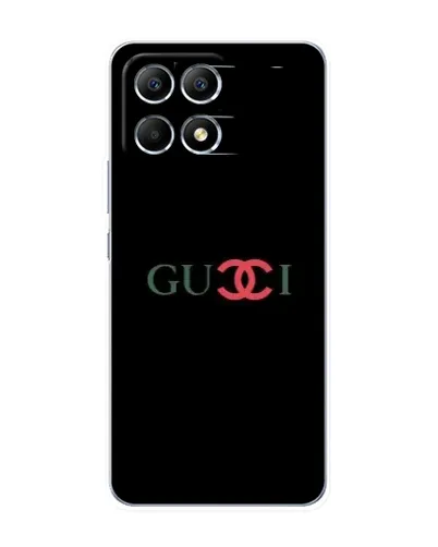 Чехол для Xiaomi POCO F6 с картинкой «Gucci — красный градиент» Чехол для Xiaomi POCO F6 с картинкой «Gucci — красный градиент»