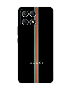 Чехол для Xiaomi POCO F6 с картинкой «Gucci — строгая линия»