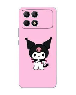 Чехол для Xiaomi POCO F6 с картинкой «Kuromi — розовая нежность» Чехол для Xiaomi POCO F6 с картинкой «Kuromi — розовая нежность»