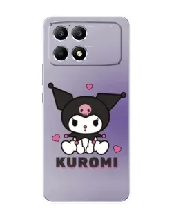 Чехол для Xiaomi POCO F6 с картинкой «Kuromi — фиолетовый арт» Чехол для Xiaomi POCO F6 с картинкой «Kuromi — фиолетовый арт»