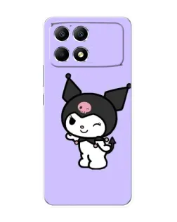 Чехол для Xiaomi POCO F6 с картинкой «Классическая Kuromi» Чехол для Xiaomi POCO F6 с картинкой «Классическая Kuromi»