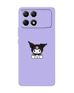 Чехол для Xiaomi POCO F6 с картинкой «Kuromi — фиолетовый минимализм» Чехол для Xiaomi POCO F6 с картинкой «Kuromi — фиолетовый минимализм»