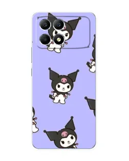 Чехол для Xiaomi POCO F6 с картинкой «Паттерн с Kuromi» Чехол для Xiaomi POCO F6 с картинкой «Паттерн с Kuromi»