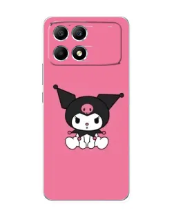 Чехол для Xiaomi POCO F6 с картинкой «Хмурая Kuromi» Чехол для Xiaomi POCO F6 с картинкой «Хмурая Kuromi»