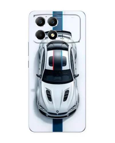 Чехол для Xiaomi POCO F6 с картинкой «Вид сверху — BMW M» Чехол для Xiaomi POCO F6 с картинкой «Вид сверху — BMW M»