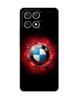 Чехол для Xiaomi POCO F6 с картинкой «Логотип BMW — вспышка» Чехол для Xiaomi POCO F6 с картинкой «Логотип BMW — вспышка»