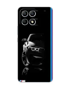 Чехол для Xiaomi POCO F6 с картинкой «Силуэт BMW в темноте» Чехол для Xiaomi POCO F6 с картинкой «Силуэт BMW в темноте»