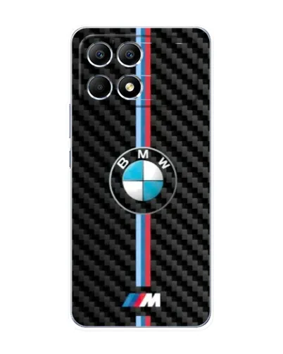 Чехол для Xiaomi POCO F6 с картинкой «Эмблема BMW и карбон» Чехол для Xiaomi POCO F6 с картинкой «Эмблема BMW и карбон»