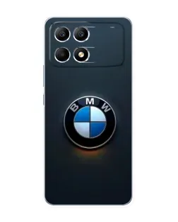 Чехол для Xiaomi POCO F6 с картинкой «Логотип BMW — минимализм» Чехол для Xiaomi POCO F6 с картинкой «Логотип BMW — минимализм»