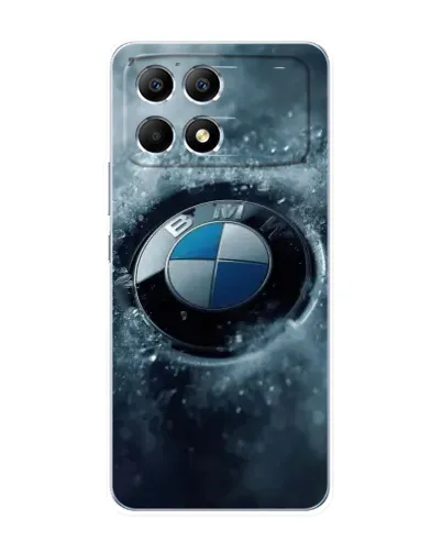 Чехол для Xiaomi POCO F6 с картинкой «Логотип BMW — лед» Чехол для Xiaomi POCO F6 с картинкой «Логотип BMW — лед»