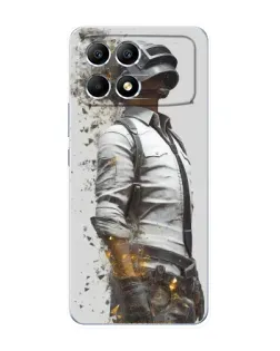 Чехол для Xiaomi POCO F6 с картинкой «PUBG — боец в пыли» Чехол для Xiaomi POCO F6 с картинкой «PUBG — боец в пыли»