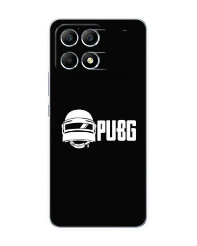 Чехол для Xiaomi POCO F6 с картинкой «PUBG — классический лого» Чехол для Xiaomi POCO F6 с картинкой «PUBG — классический лого»