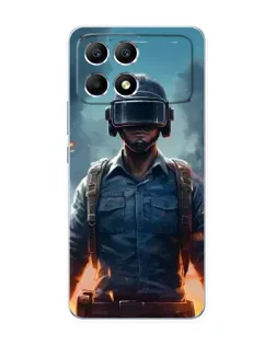 Чехол для Xiaomi POCO F6 с картинкой «PUBG — реалистичный герой» Чехол для Xiaomi POCO F6 с картинкой «PUBG — реалистичный герой»