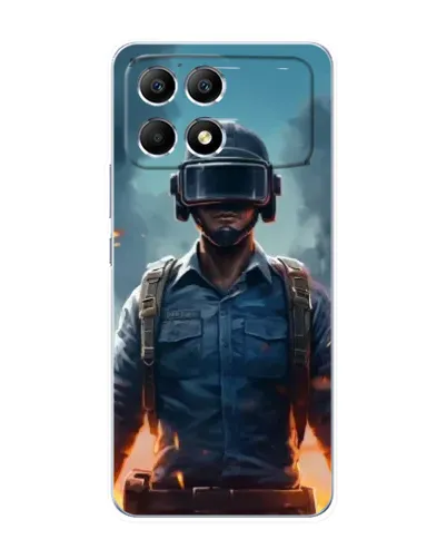 Чехол для Xiaomi POCO F6 с картинкой «PUBG — реалистичный герой» Чехол для Xiaomi POCO F6 с картинкой «PUBG — реалистичный герой»