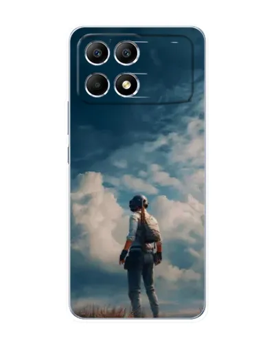 Чехол для Xiaomi POCO F6 с картинкой «Герой PUBG на скале» Чехол для Xiaomi POCO F6 с картинкой «Герой PUBG на скале»