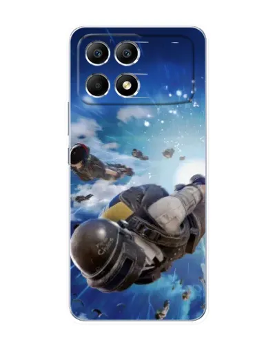 Чехол для Xiaomi POCO F6 с картинкой «Десант PUBG — прыжок» Чехол для Xiaomi POCO F6 с картинкой «Десант PUBG — прыжок»