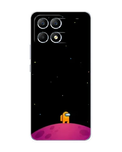 Чехол для Xiaomi POCO F6 с картинкой «Одинокий герой на планете»