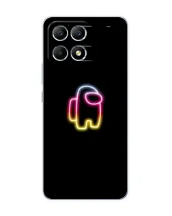 Чехол для Xiaomi POCO F6 с картинкой «Among Us градиент» Чехол для Xiaomi POCO F6 с картинкой «Among Us градиент»