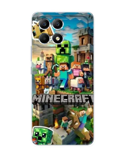 Чехол для Xiaomi POCO F6 с картинкой «Замок Minecraft» Чехол для Xiaomi POCO F6 с картинкой «Замок Minecraft»