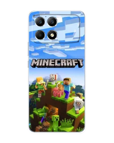 Чехол для Xiaomi POCO F6 с картинкой «Minecraft классический мир» Чехол для Xiaomi POCO F6 с картинкой «Minecraft классический мир»