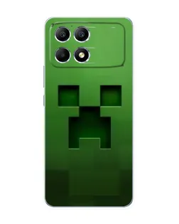 Чехол для Xiaomi POCO F6 с картинкой «Крипер микро-дизайн» Чехол для Xiaomi POCO F6 с картинкой «Крипер микро-дизайн»