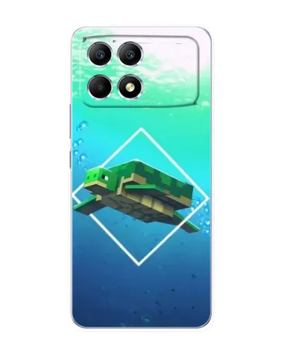 Чехол для Xiaomi POCO F6 с картинкой «Черепаха Minecraft» Чехол для Xiaomi POCO F6 с картинкой «Черепаха Minecraft»