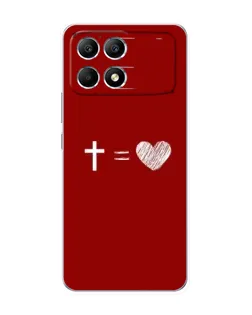 Чехол для Xiaomi POCO F6 с картинкой «Уравнение любви» Чехол для Xiaomi POCO F6 с картинкой «Уравнение любви»