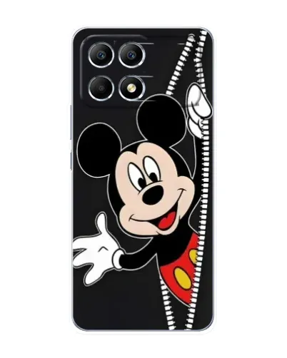 Чехол для Xiaomi POCO F6 с картинкой «Микки раздвигает стены» Чехол для Xiaomi POCO F6 с картинкой «Микки раздвигает стены»