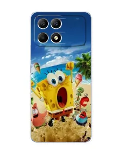 Чехол для Xiaomi POCO F6 с картинкой «Развлечения на пляже»