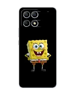 Чехол для Xiaomi POCO F6 с картинкой «Классический Губка Боб»