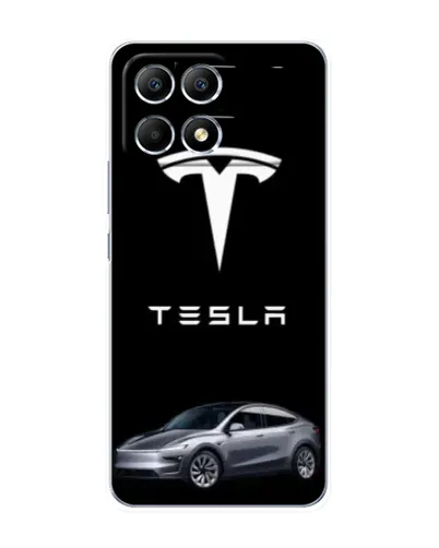 Чехол для Xiaomi POCO F6 с картинкой «Tesla Model Y» Чехол для Xiaomi POCO F6 с картинкой «Tesla Model Y»