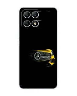 Чехол для Xiaomi POCO F6 с картинкой «Mercedes — ретро стиль»