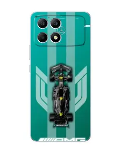 Чехол для Xiaomi POCO F6 с картинкой «Mercedes AMG Petronas»