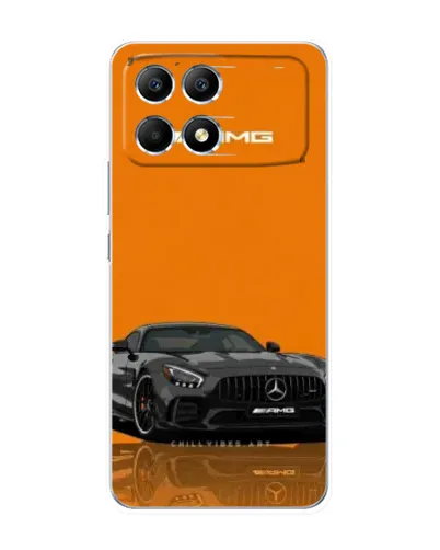 Чехол для Xiaomi POCO F6 с картинкой «Оранжевый Mercedes AMG» Чехол для Xiaomi POCO F6 с картинкой «Оранжевый Mercedes AMG»