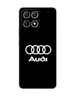 Чехол для Xiaomi POCO F6 с картинкой «Классическое лого Audi»