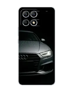 Чехол для Xiaomi POCO F6 с картинкой «Audi — детализация кузова»